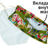Маска многоразовая со вкладышами, вискоза, redrobe 27
